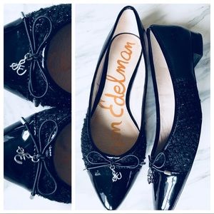 Sam Edelman Lilly patent leather pointed toe flats